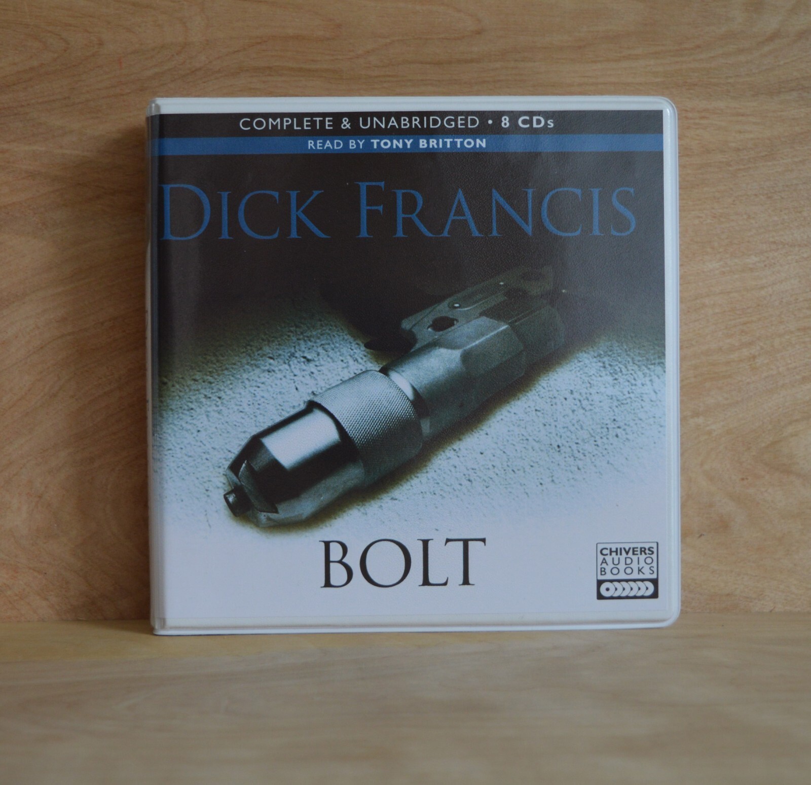 Bolt — Dick Francis — Unabridged Audiobook — 8CDs Read by Tony Britton