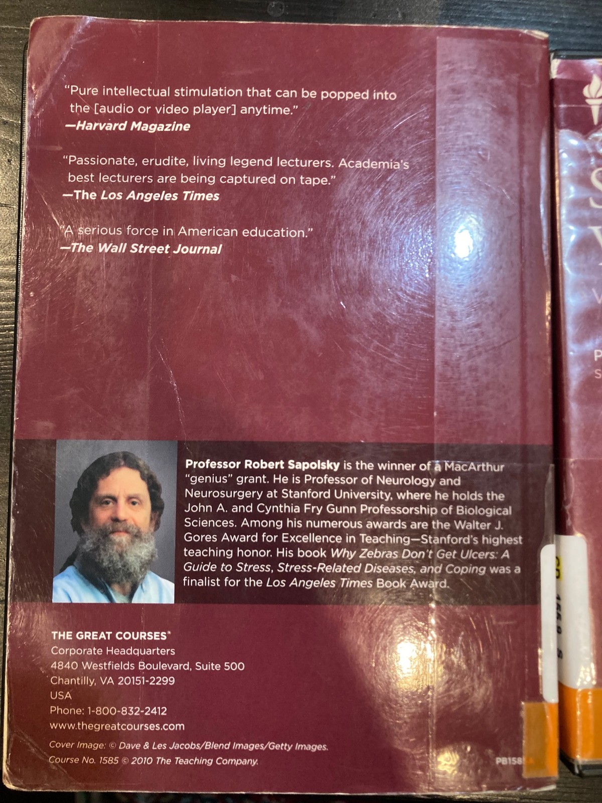 Stress and Your Body by Robert Sapolsky (Compact Disc) 12 Discs