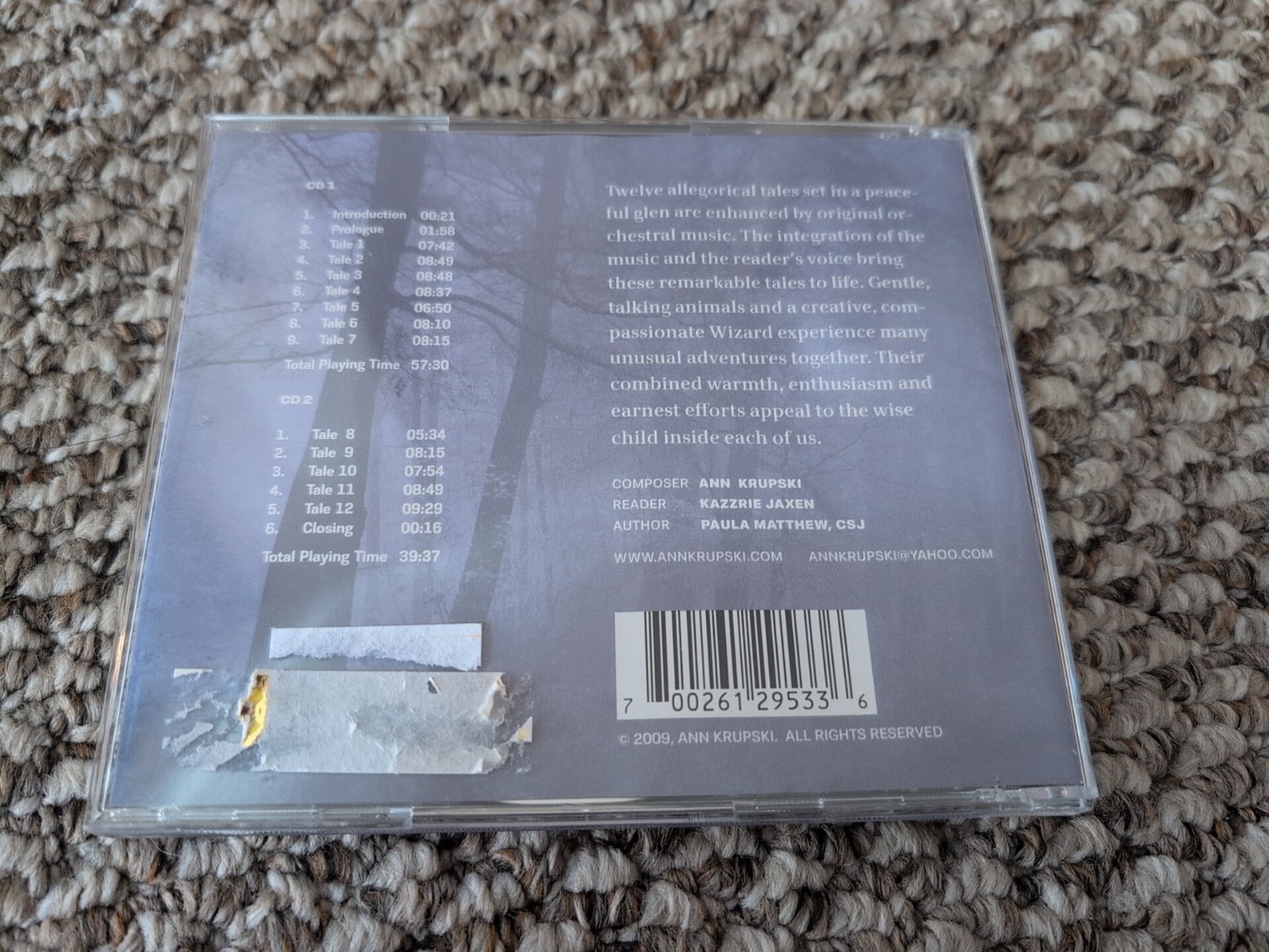 Awakening Tales The Indigo Wizard’s Audio Book CD Paula Matthew 2009 Award OOP