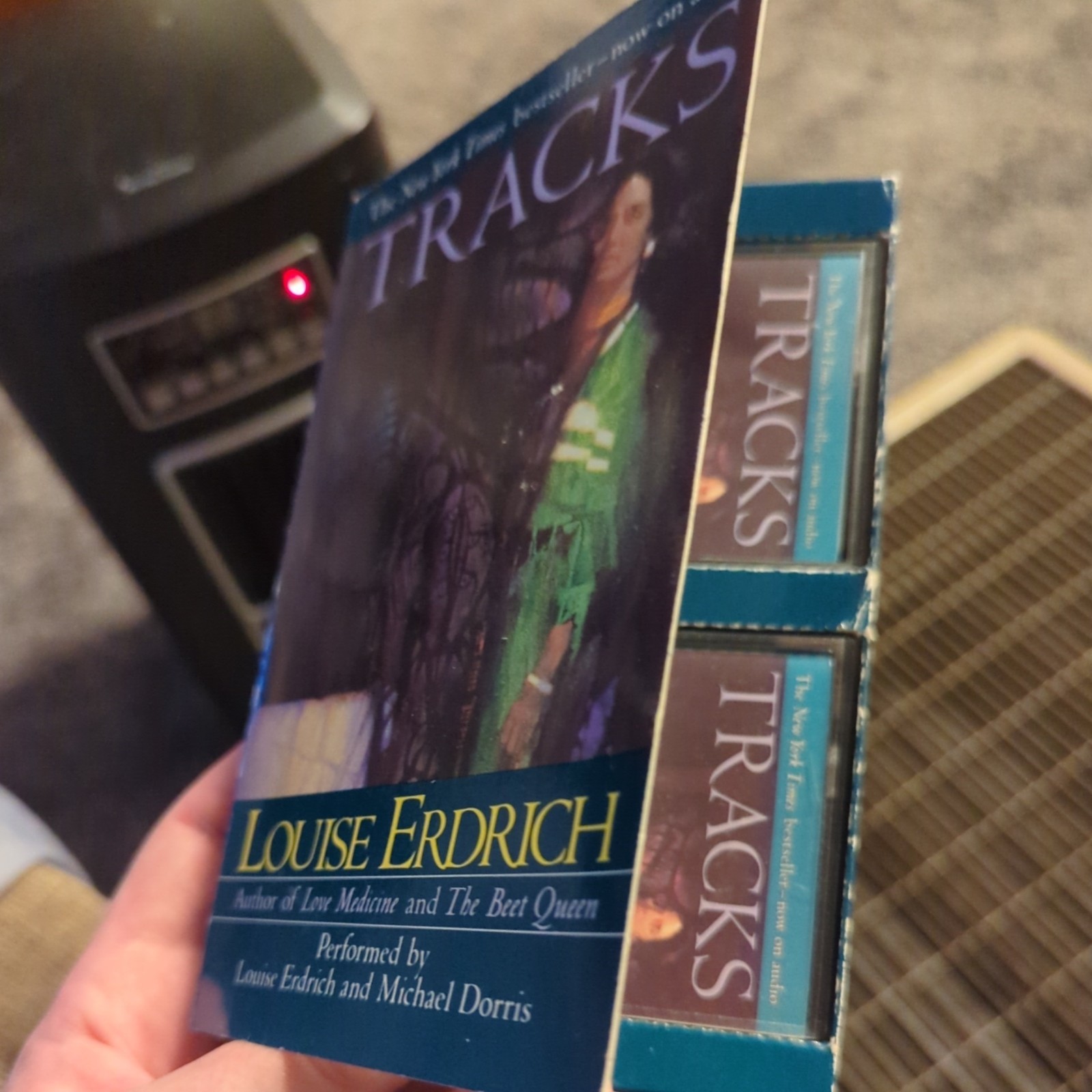 Harper Audio Tracks Louise Erdrich Audiobook Cassette Native Americans Fiction