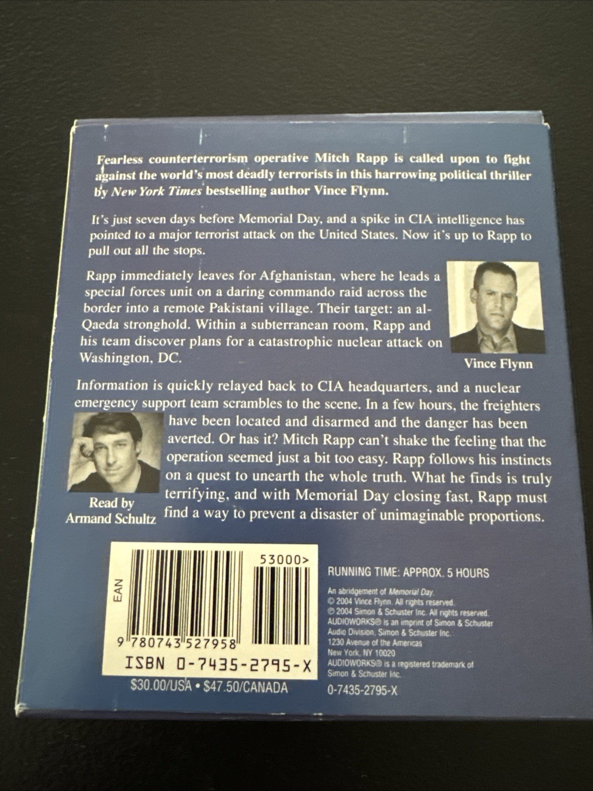 Memorial Day Vince Flynn Audiobook CD Abridged