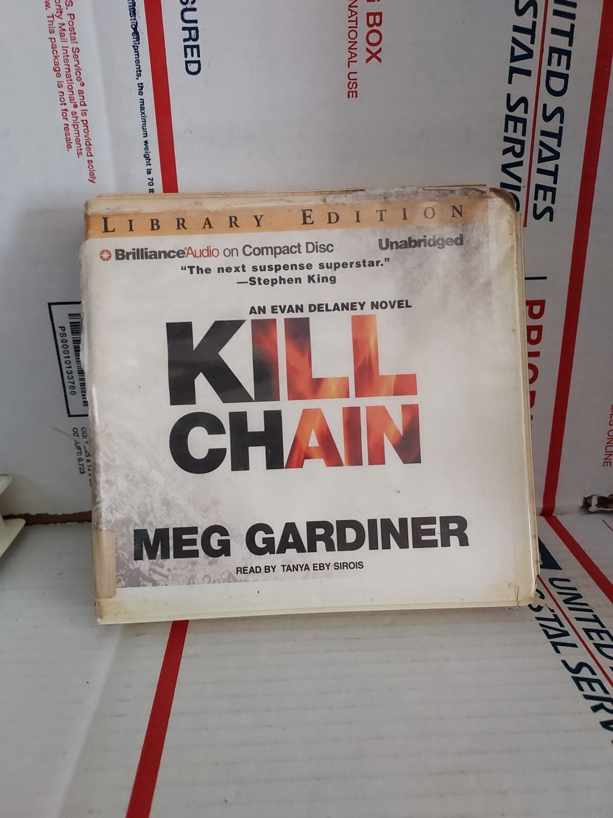 Kill Chain by Meg Gardiner Unabridged Audiobook On CD Thriller ~ #10