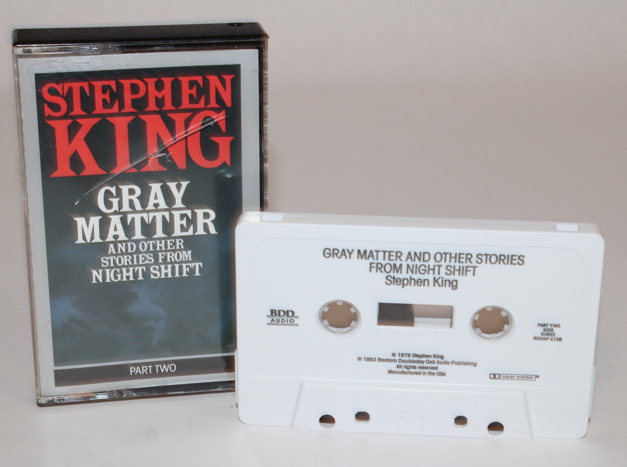 Stephen King’s Gray Matter And OtherStories From The Night Shift Audio Cassette