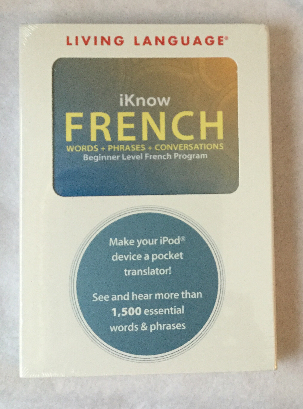 IKnow Ser.: iKnow French by Living Language Staff (2008, Audio)