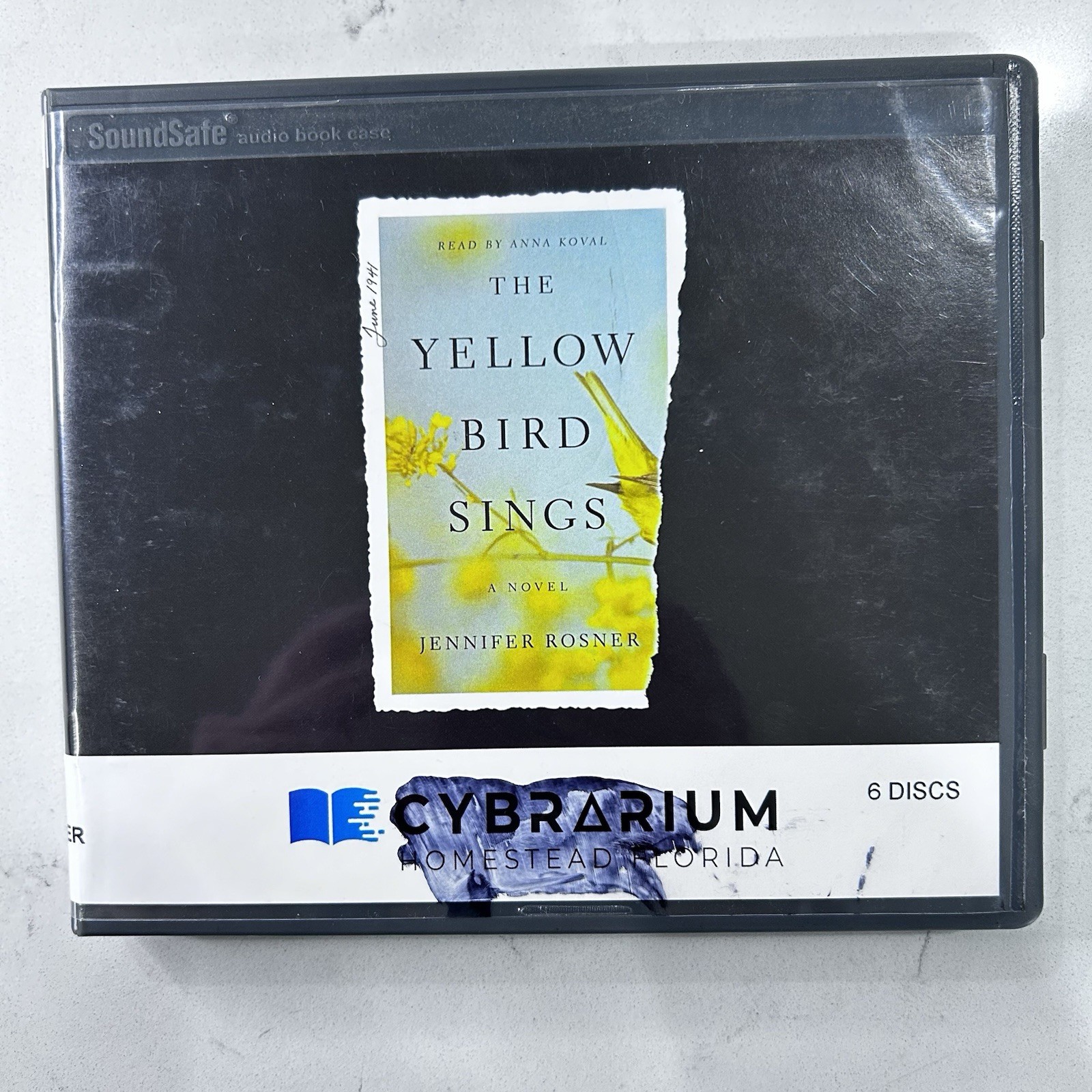 The Yellow Bird Sings Jennifer Rosner Audiobook 6-Disc Set