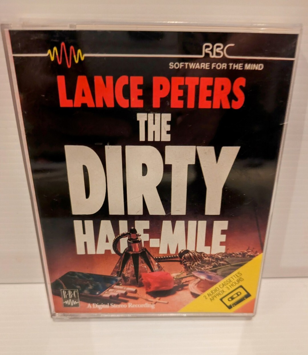 The Dirty Half-Mile Lance Peters ~ Australian Crime Fiction ~ 2 Cassettes 3 Hrs