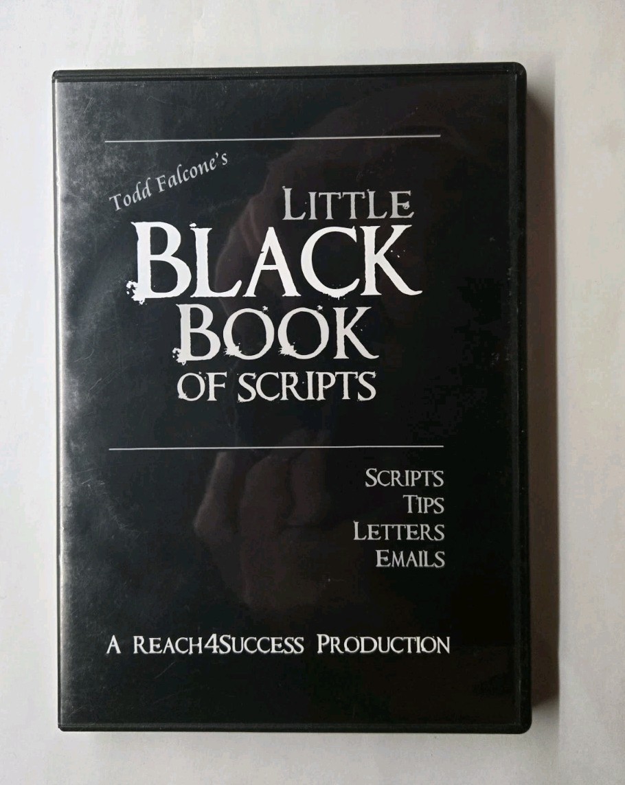 Todd Falcone’s Little Black Book Of Scripts 2 CD Set With Book