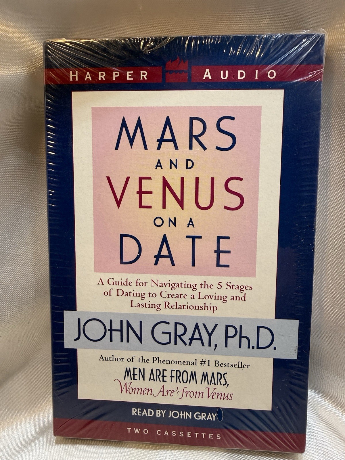 Mars and Venus on a Date by John Gray Audiobook Two Cassettes SEALED