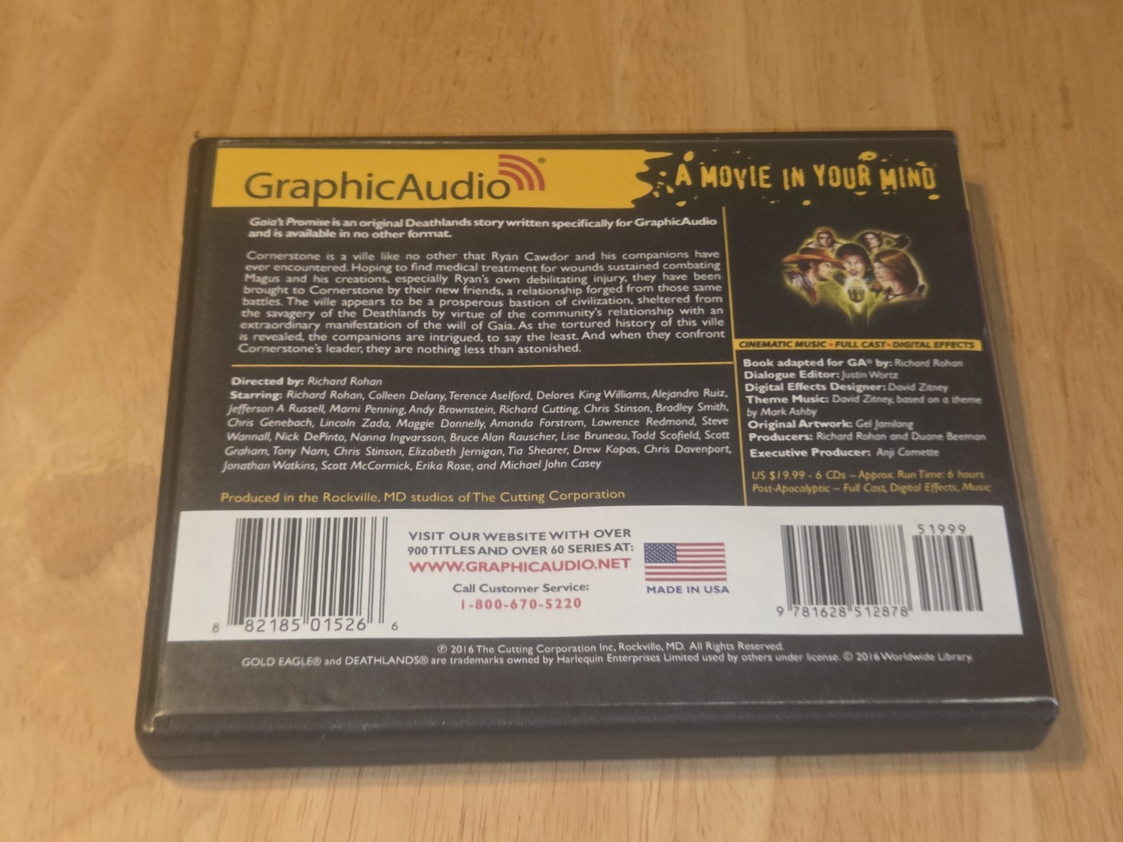 Deathlands 127: Gaia’s Promise Audiobook CD GraphicAudio 2016 James Axler