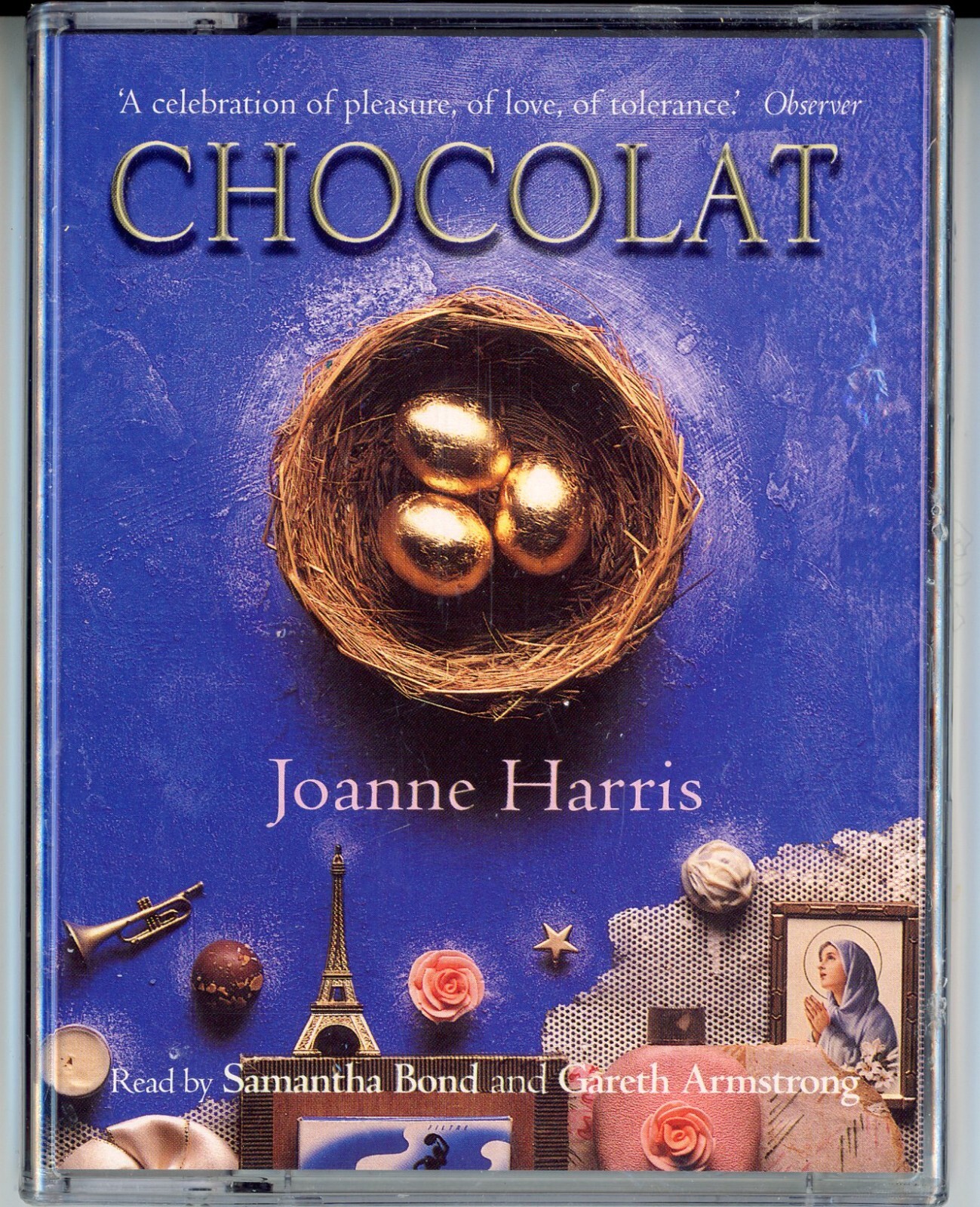 AUDIO BOOK Joanne Harris CHOCOLAT on 2 x cass read by Sam Bond NEW / SEALED