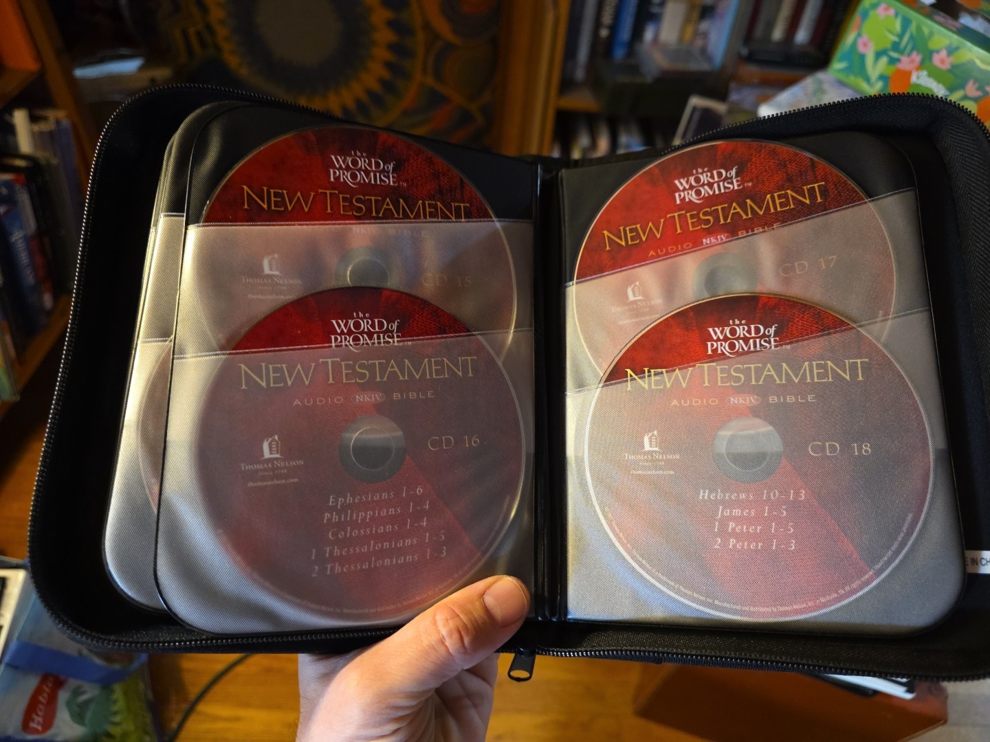 New Testament NKJV Audio Bible The Word of Promise 20 CD Set Zip Case