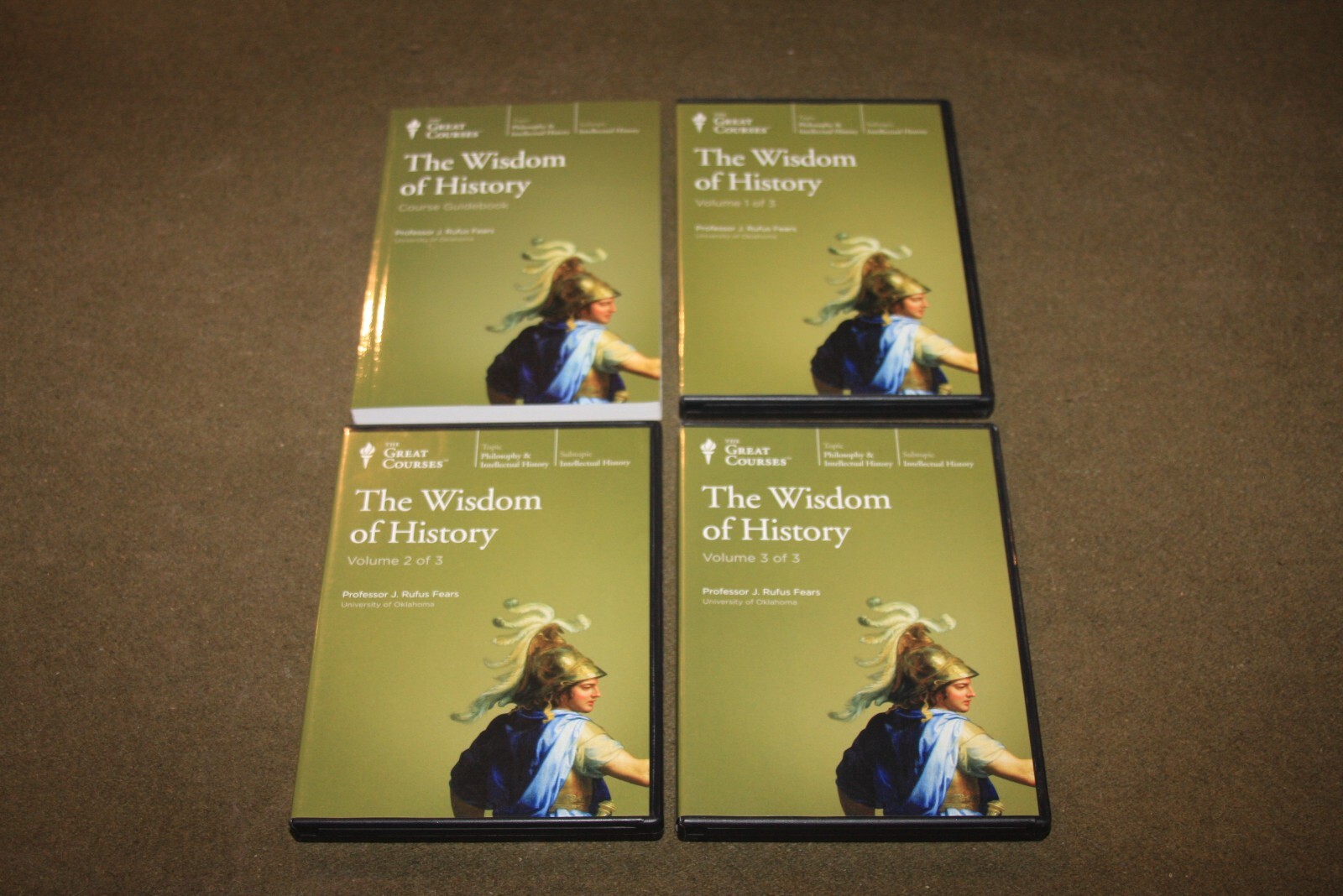 The Wisdom of History : Great Courses — 18 CD Audio Set w/ Course Guidebook