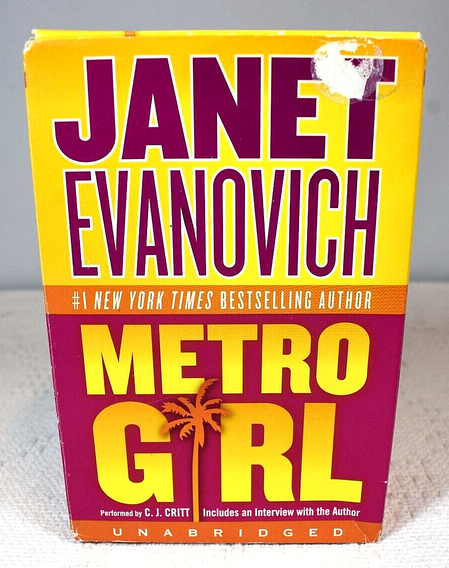 Janet Evanovich’s «METRO GIRL» — Unabridged 6 Cass Audiobook, Read by C.J. Critt