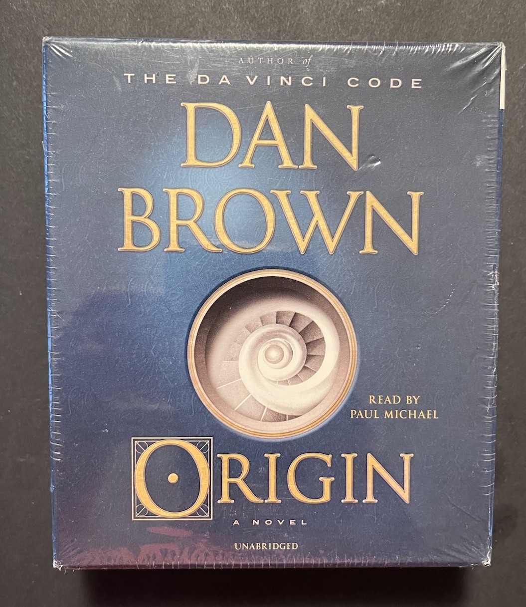 Origin : A Novel by Dan Brown (2017, Compact Disc) New Sealed