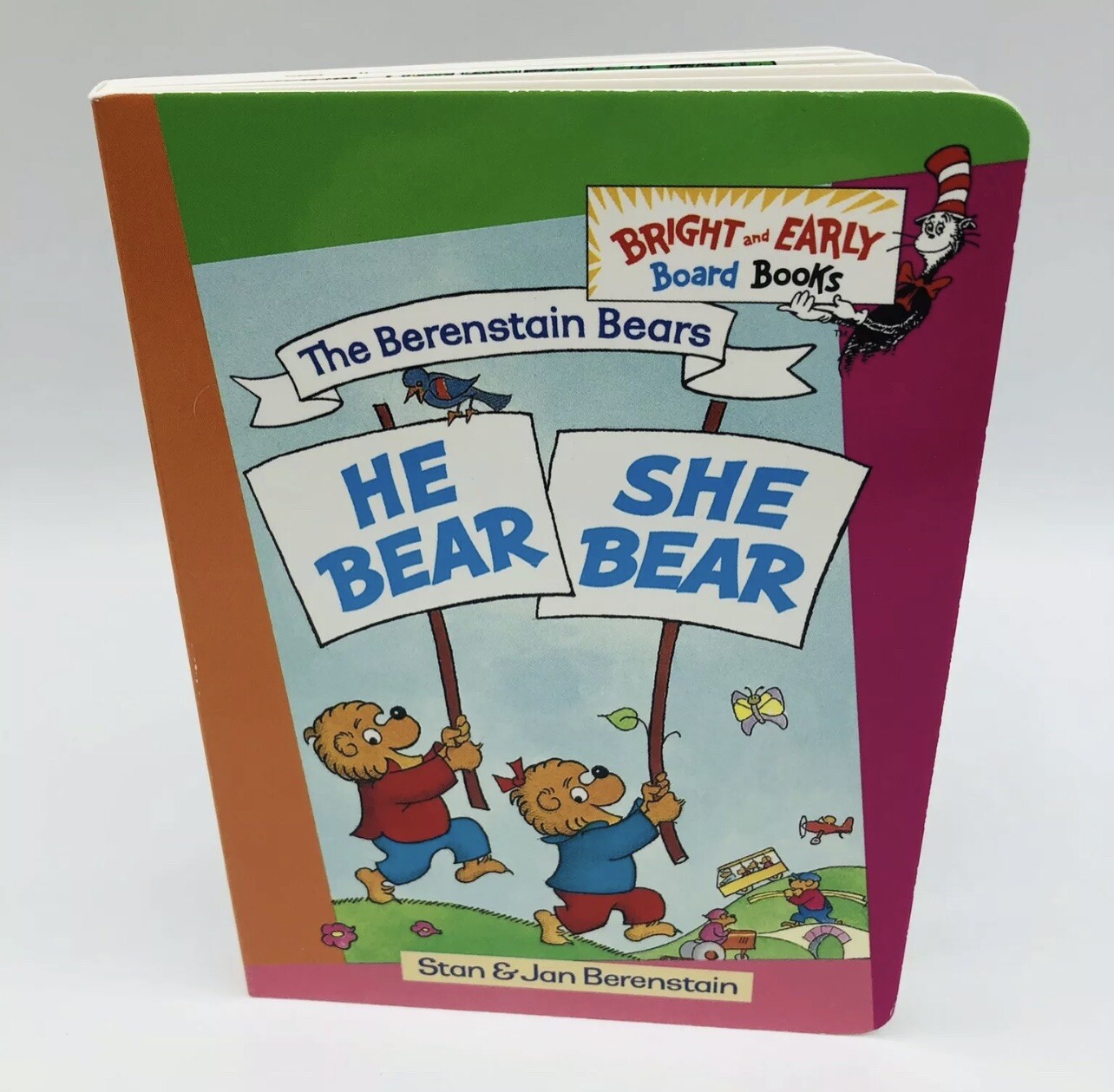 Berenstain Bears «He Bear, She Bear» Bright And Early Board Book Toddlers NEW