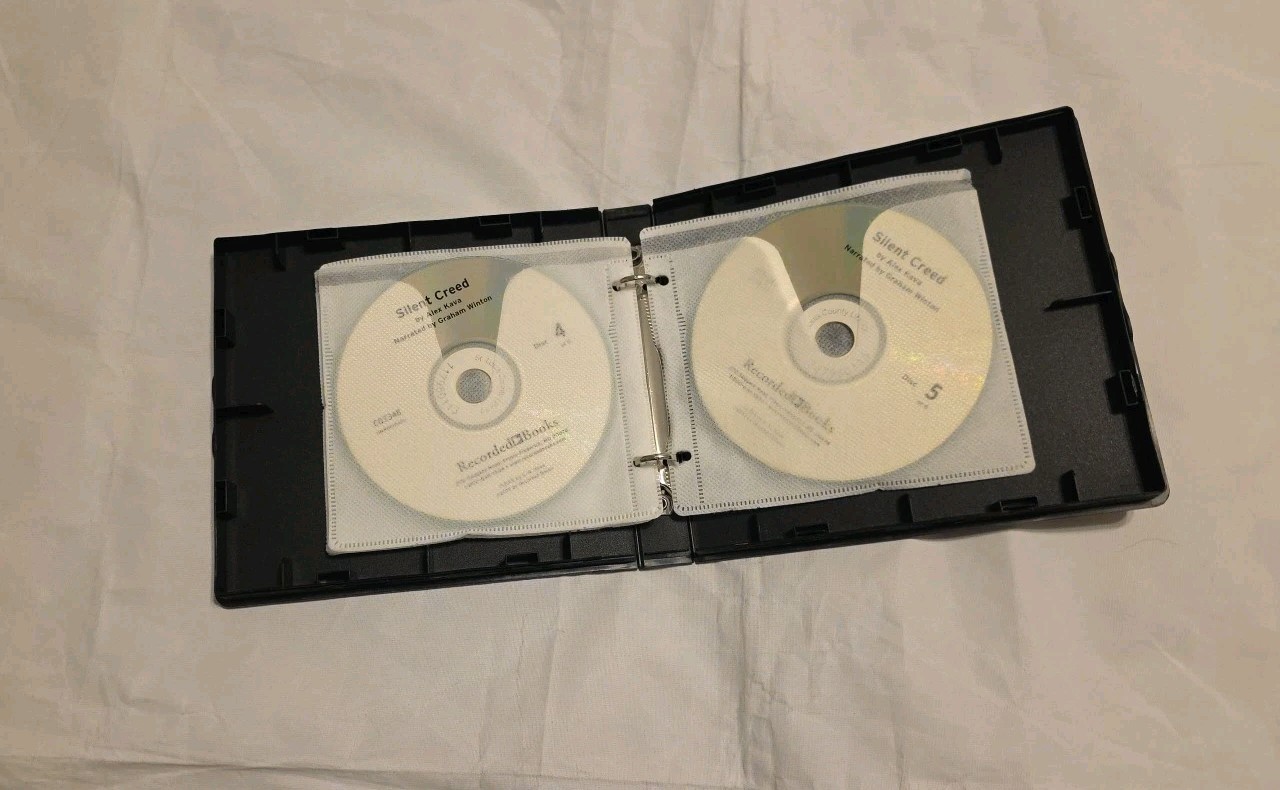 Recorded Books, Silent Creed: 2 (Ryder Creed Novel) Kava, Alex Ex-Library 6 Disc