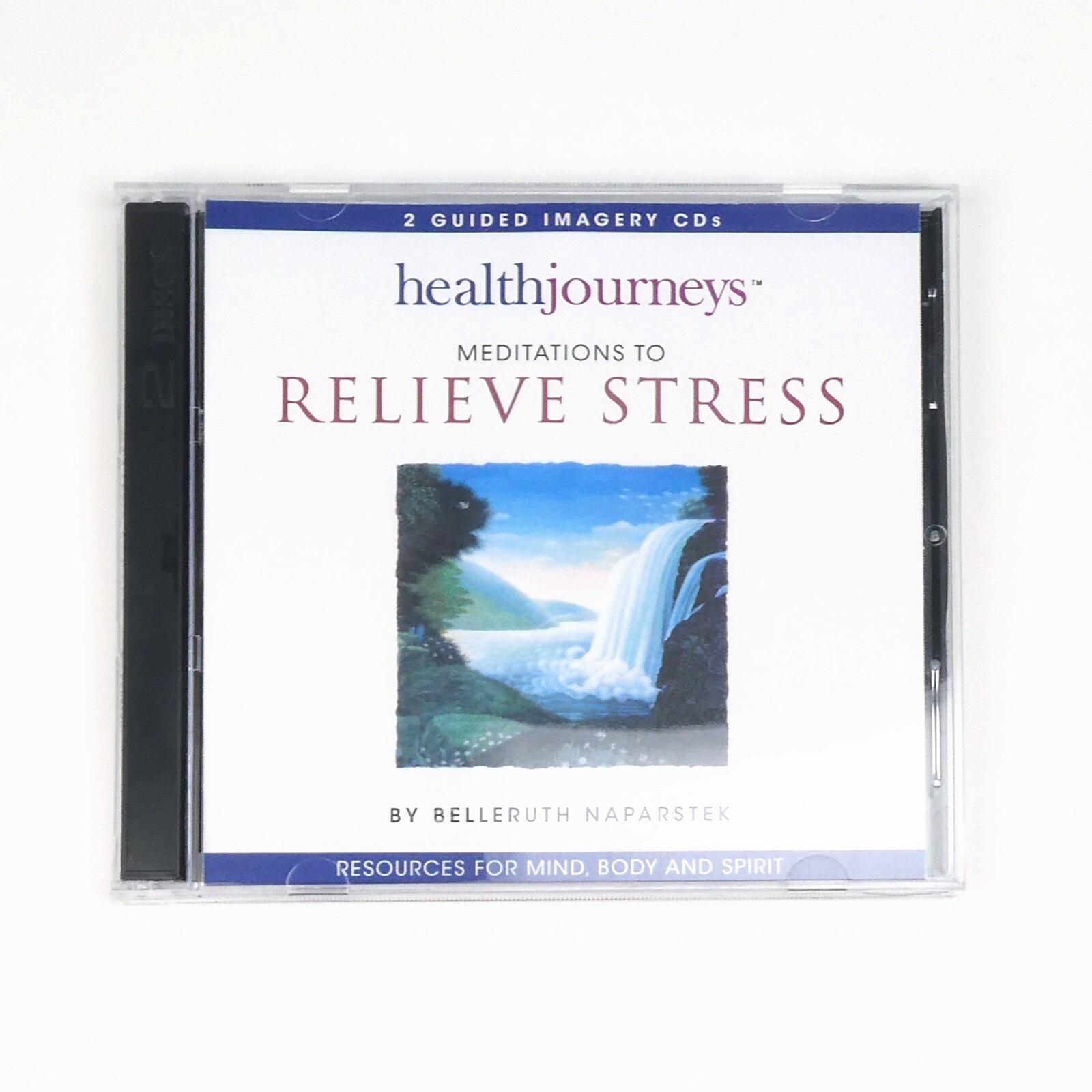 RELIEVE STRESS 2 CDs Guided Imagery Meditation Belleruth Naperstek Self Hypnosis