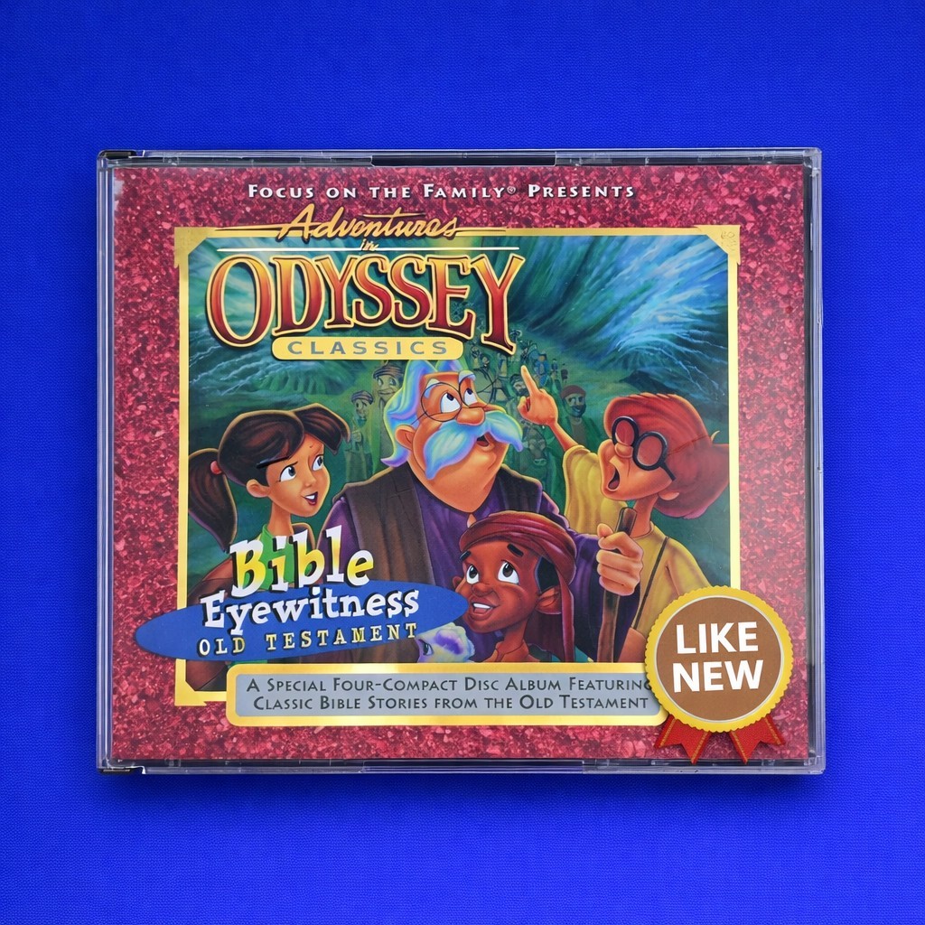 Adventures In Odyssey Bible Eyewitness Old Testament 4 CD Set Like New Christian