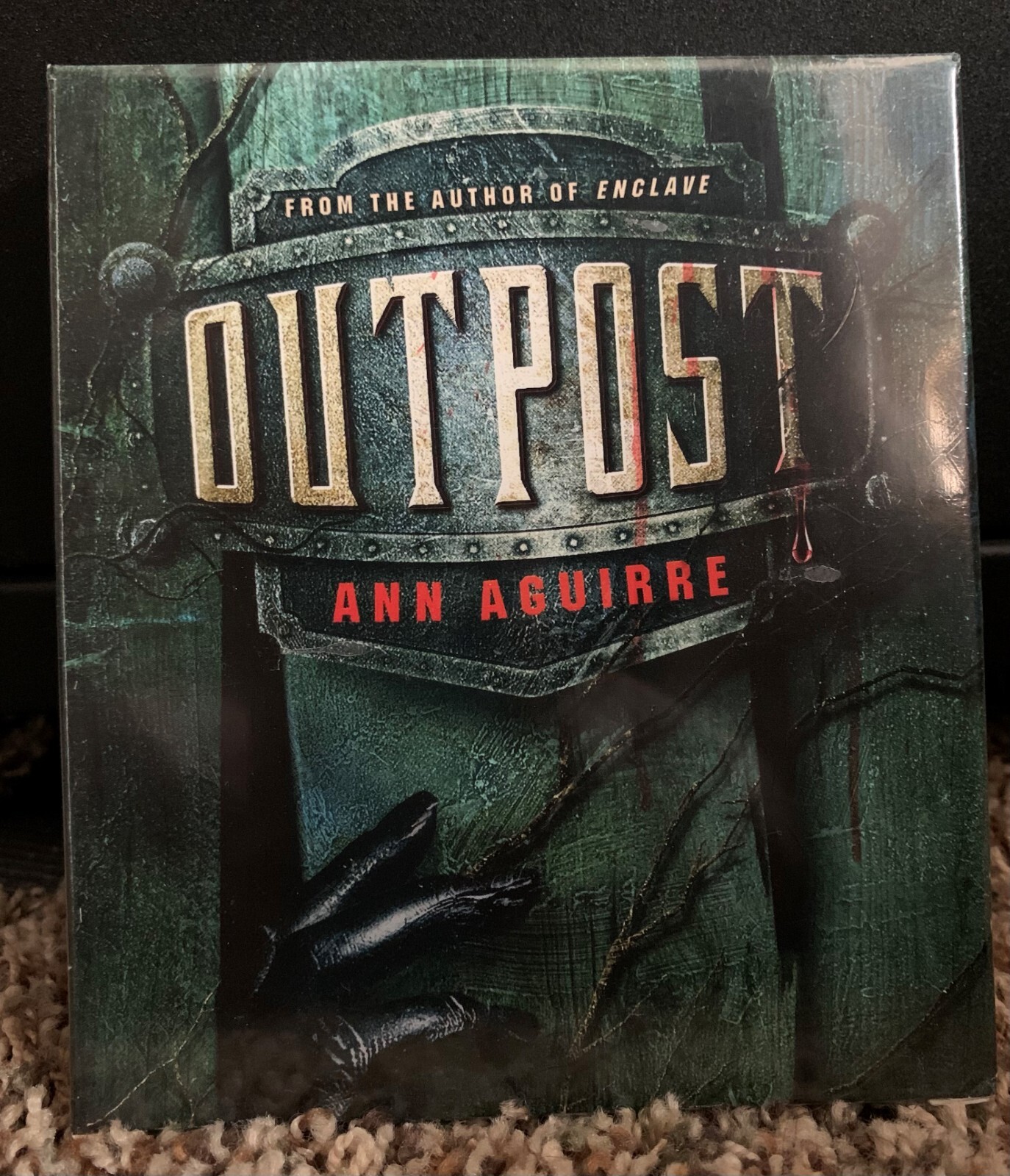 The Razorland Trilogy: Outpost by Ann Aguirre (audiobook 2012, 9 CDs) NEW SEALED