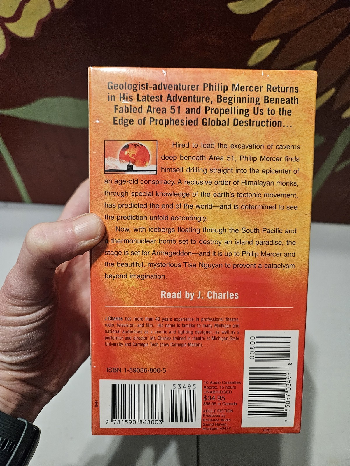 Jack Du Brul Audiobook Deep Fire Rising Sealed Cassettes