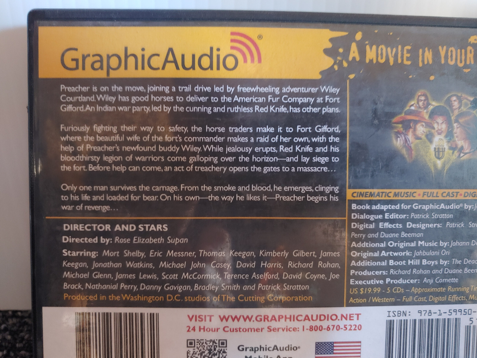 Preacher’s Massacre The First Mountain Man William W. Johnstone 5CD GraphicAudio