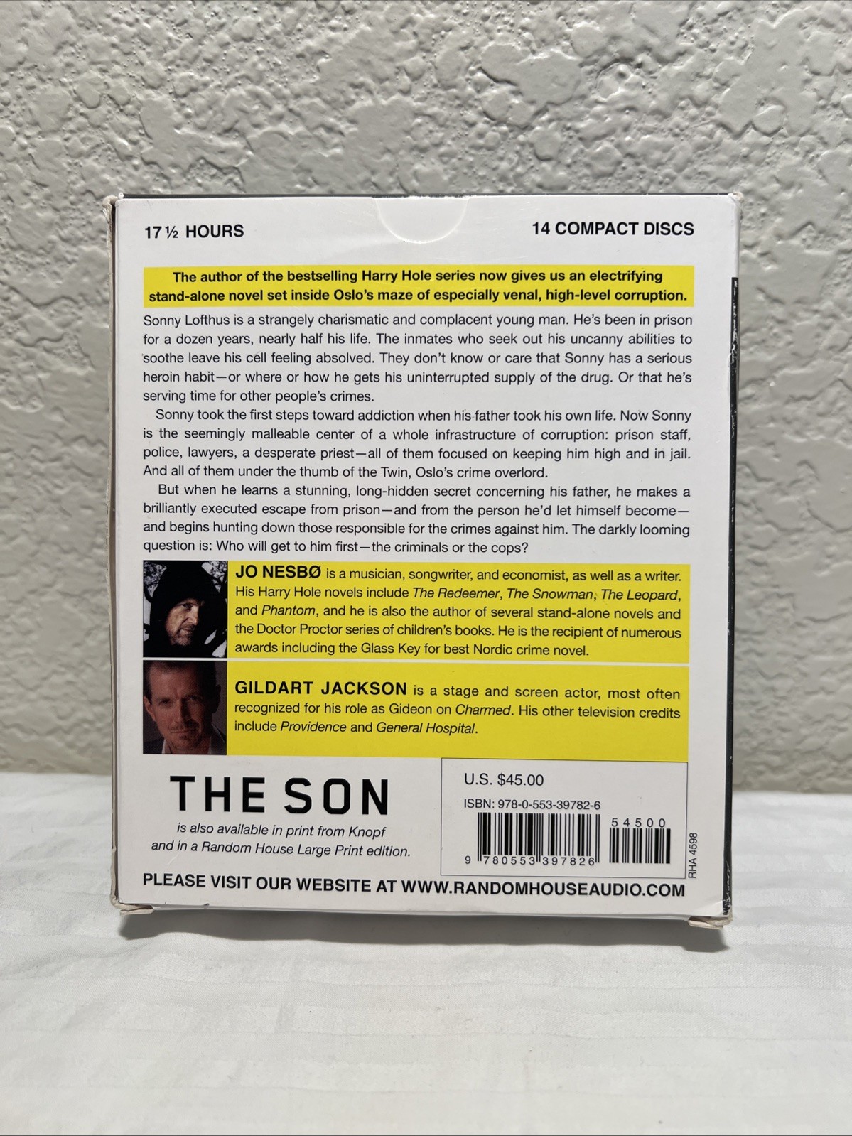 The Son by Jo Nesbo Audiobook 14 Disc