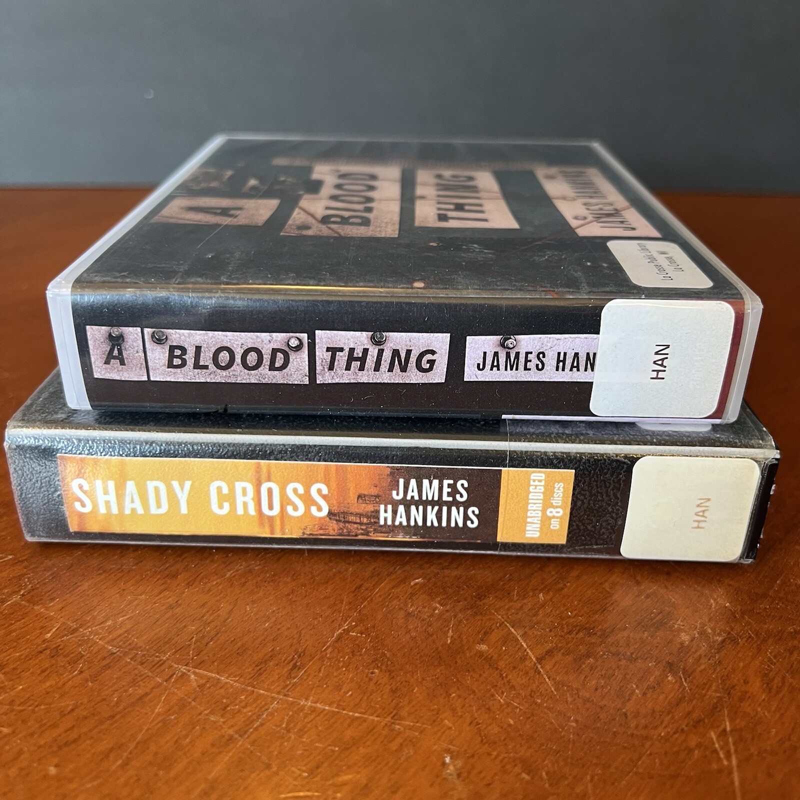 Lot: 2 James Hankins Audio Book CD Set Thriller Shady Cross A Blood Thing