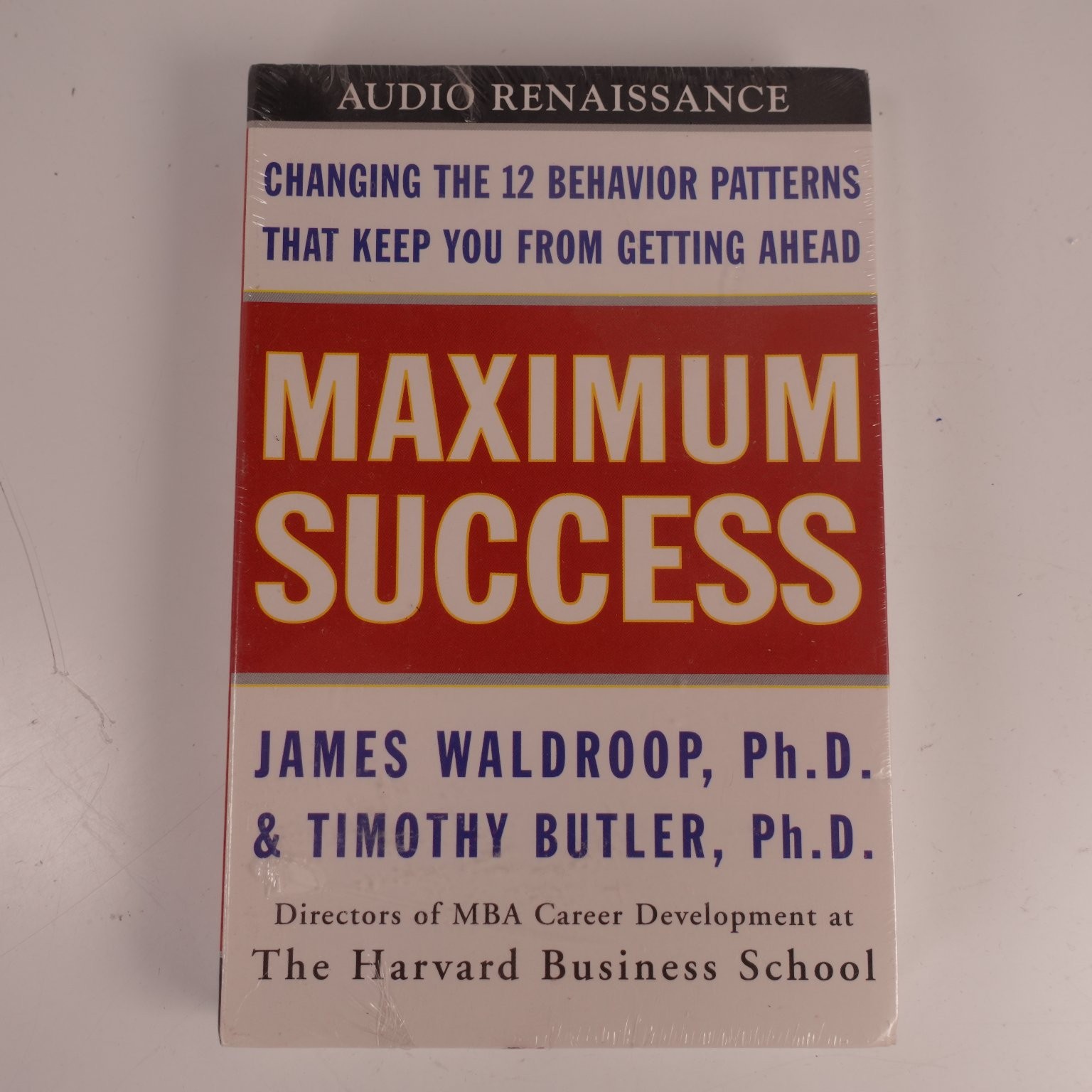MAXIMUM SUCCESS by Waldroop Butler Audiobook Cassettes Abridged 2 Tapes New
