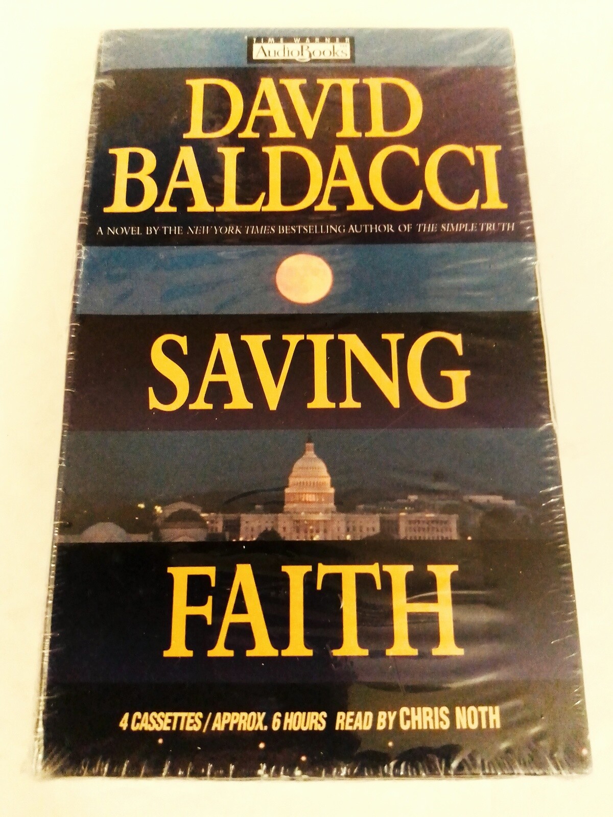 Saving Faith Abridged Audiobook On Cassette By David Baldacci Read by Chris Noth
