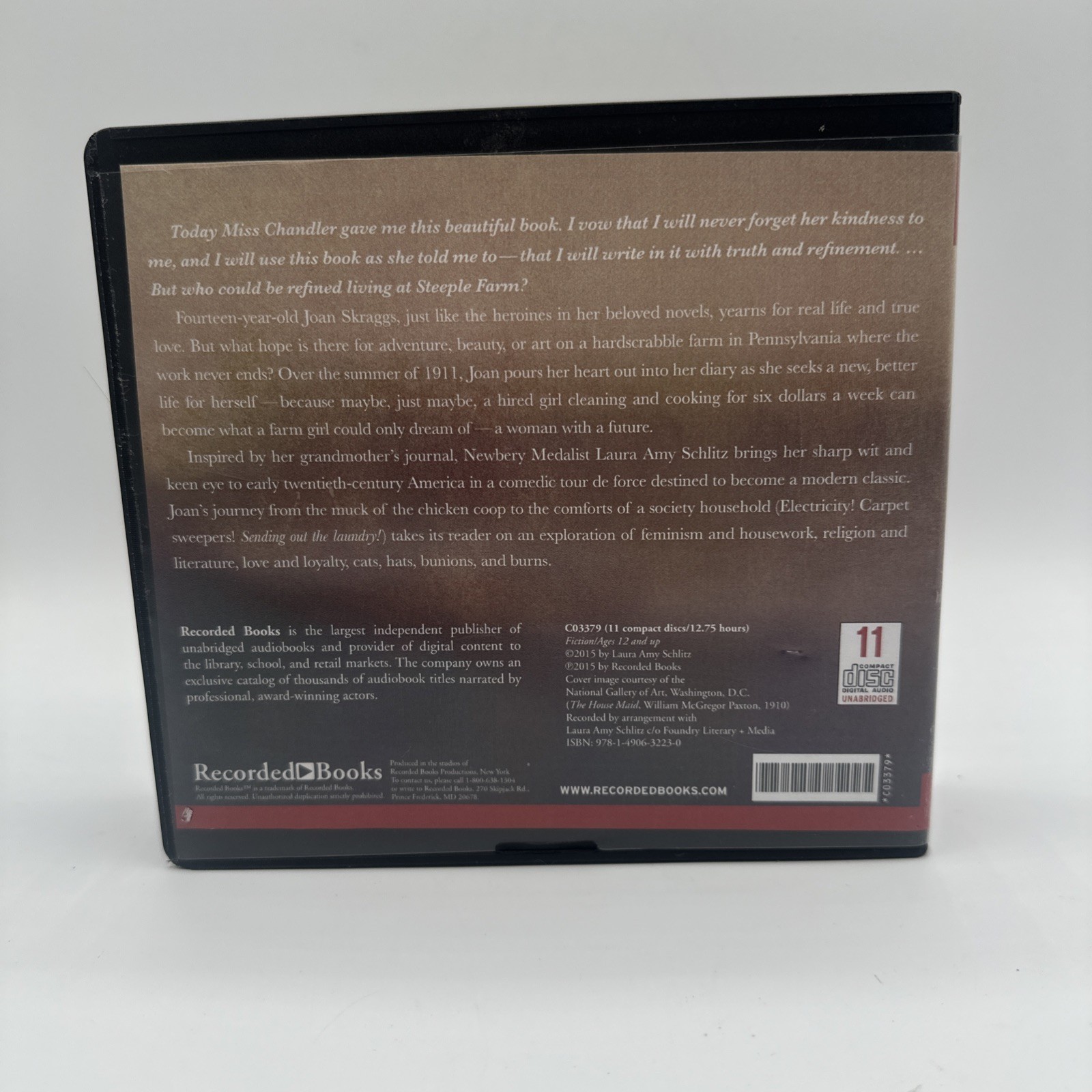 The Hired Girl by Laura Amy Schlitz 11 Compact Disc Set Unabridged Edition 2015