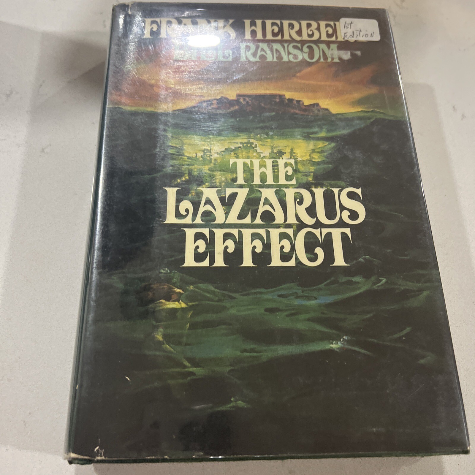1st Edition 1983 The Lazarus Effect by Frank Herbert & Bill Ransom HC w/ DJ
