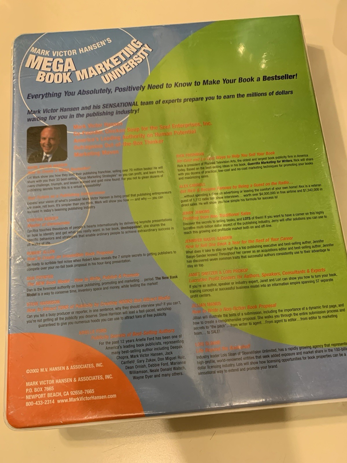 Mega Book Marketing University Mark Victor Hansen CD Program Brand New Sealed