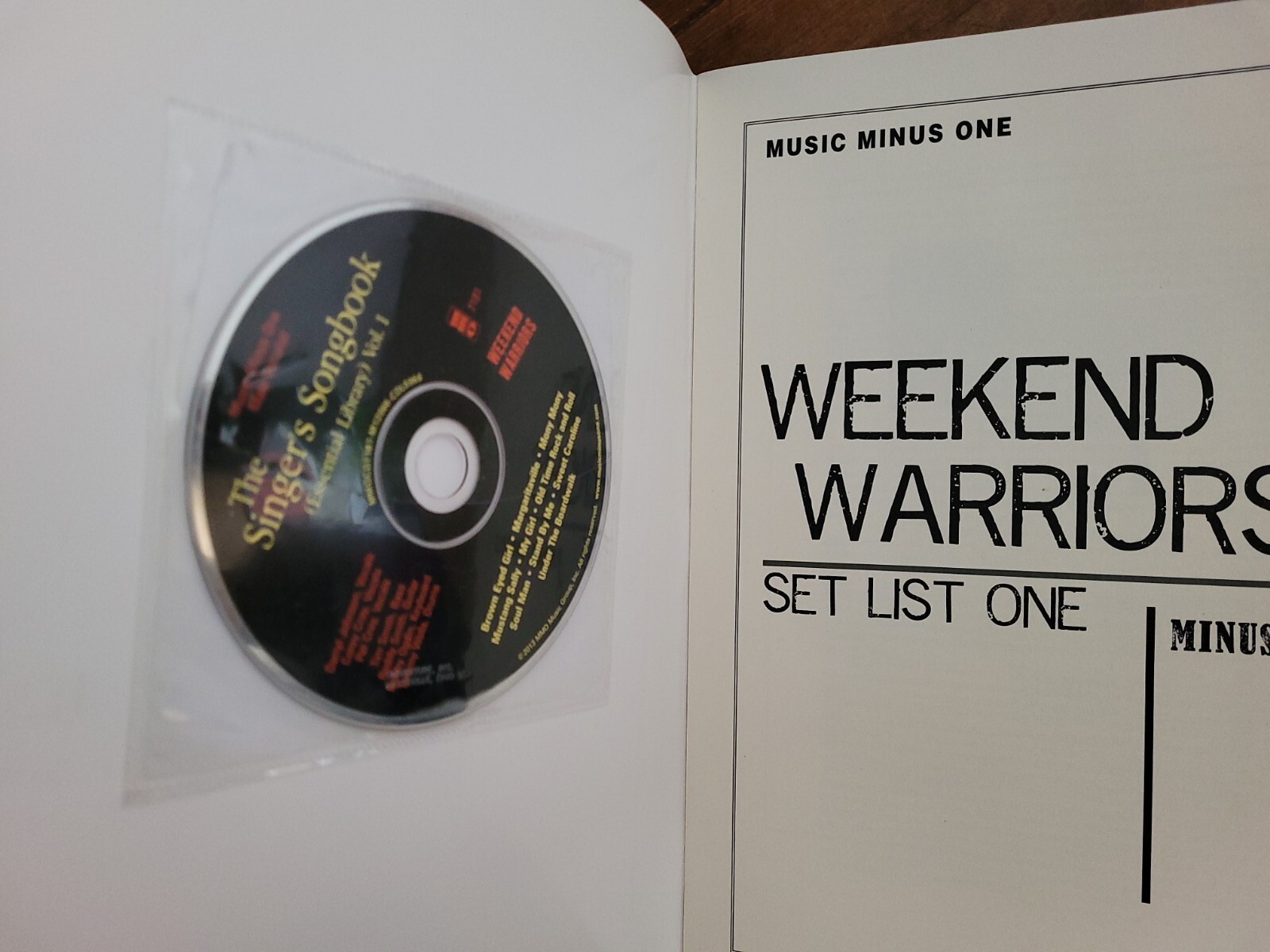 Weekend Warriors-The Singer’s Songbook (Vol.1 Male) New Music Book (645)