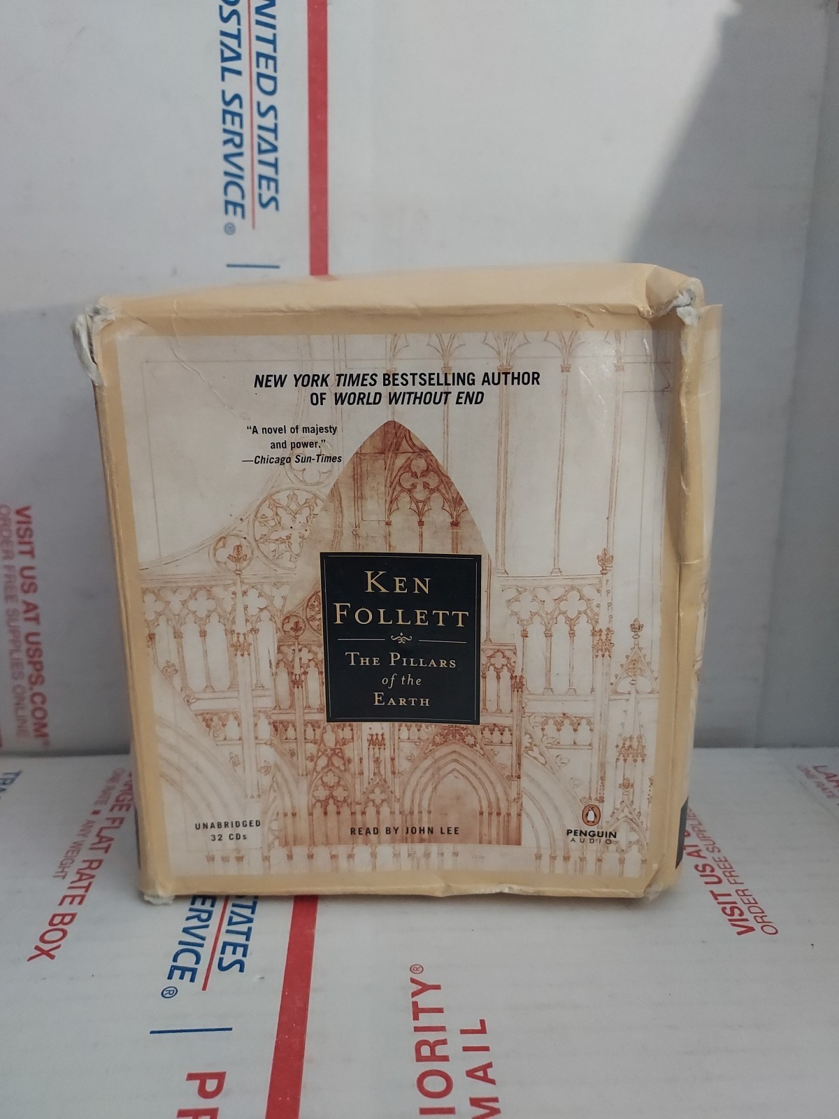 The Pillars of the Earth — Ken Follett (2007, 32 Compact Discs, Unabridged) #138