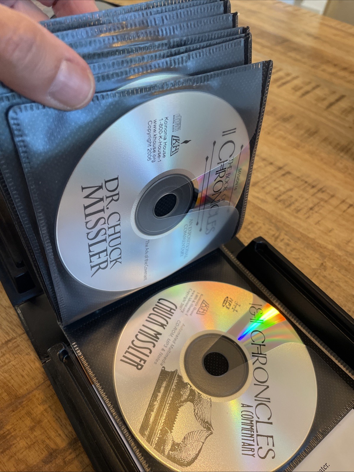 The Books of Chronicles: Expositional Commentary 16-Disc AUDIO CDs Chuck Missler