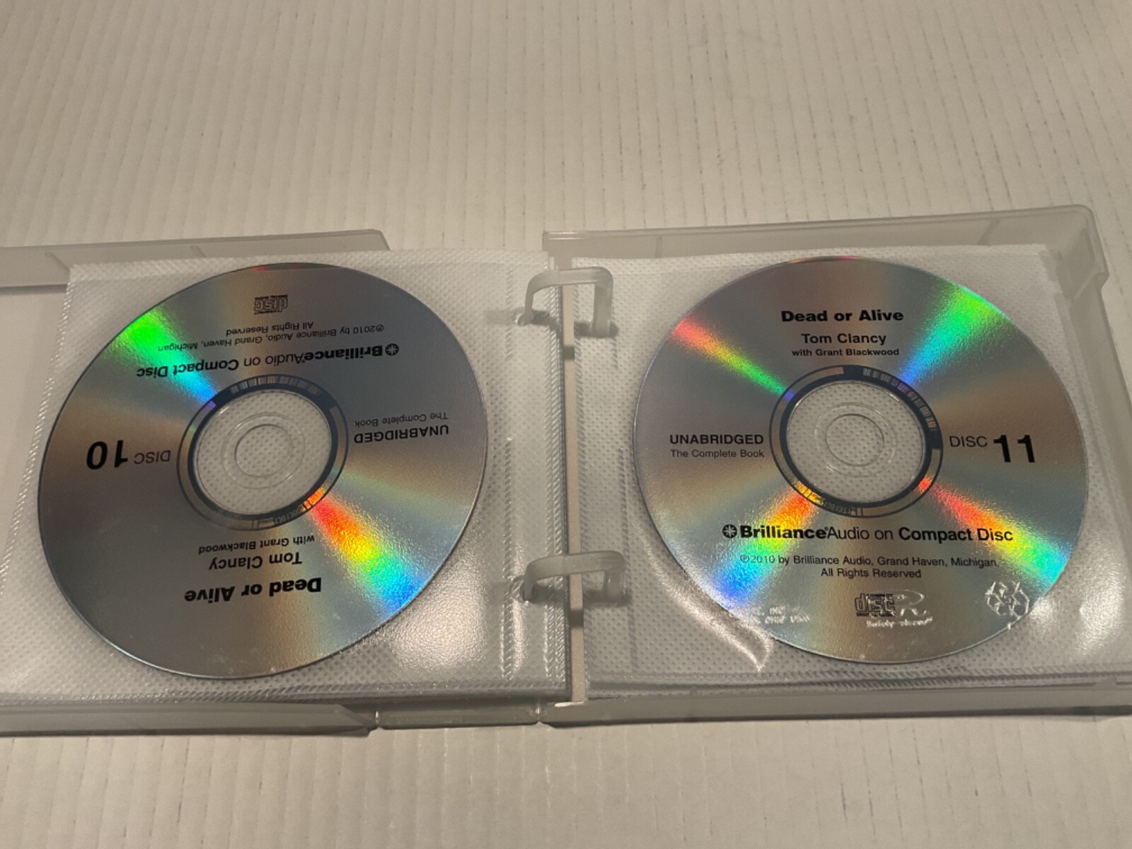 Dead or Alive Tom Clancy unabridged audiobook 17 discs Jack Ryan