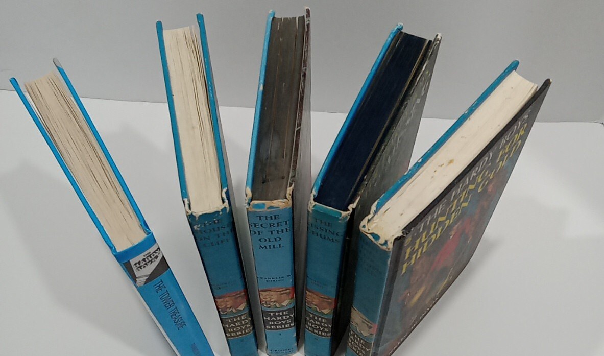 The Hardy Boys Hardcover Lot Of 5 Blue Books # 1-5 Starter Set