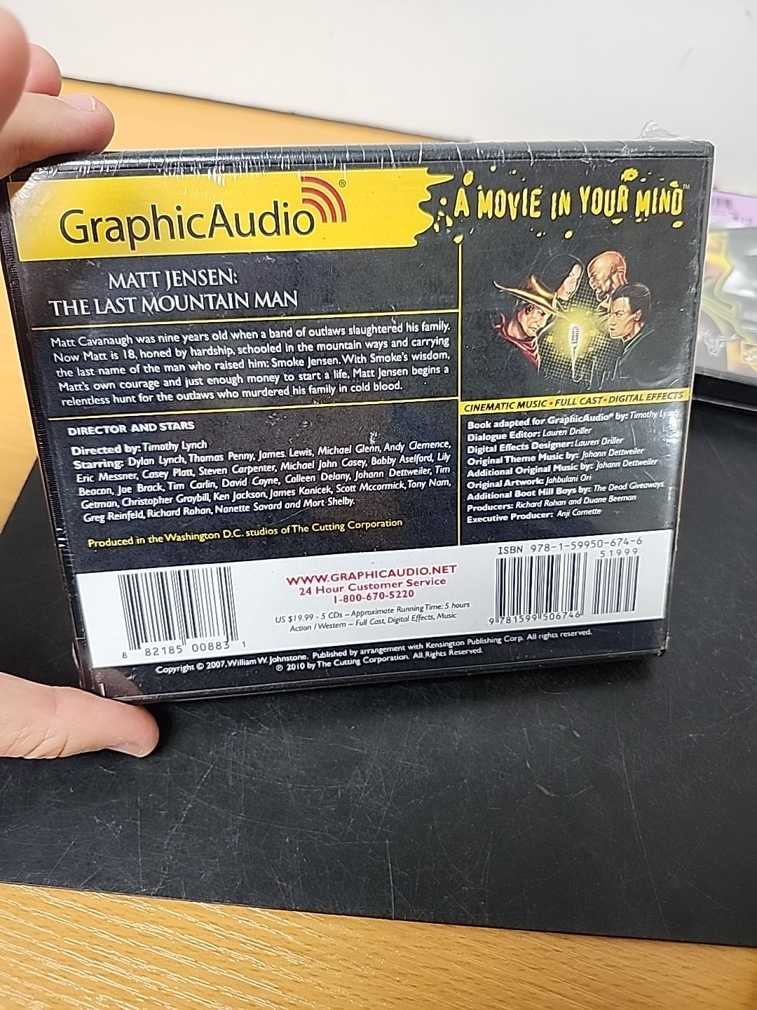 (6) Graphic Audio Last Mtn Man, Duel At Low hawk, Texas Gundown, Hangung…