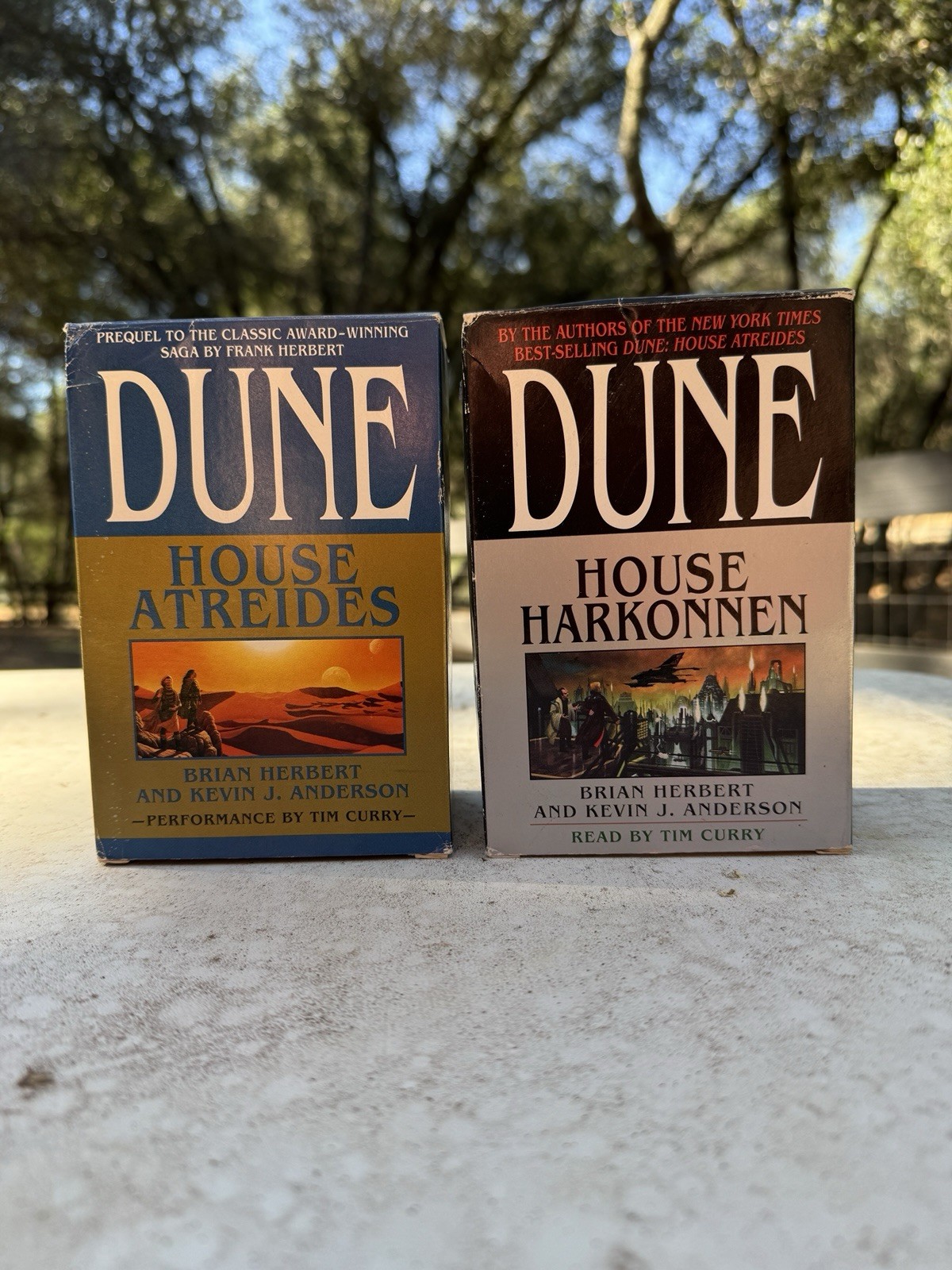 Dune House Harkonnen and Dune House Atreides Cassette Audiobooks