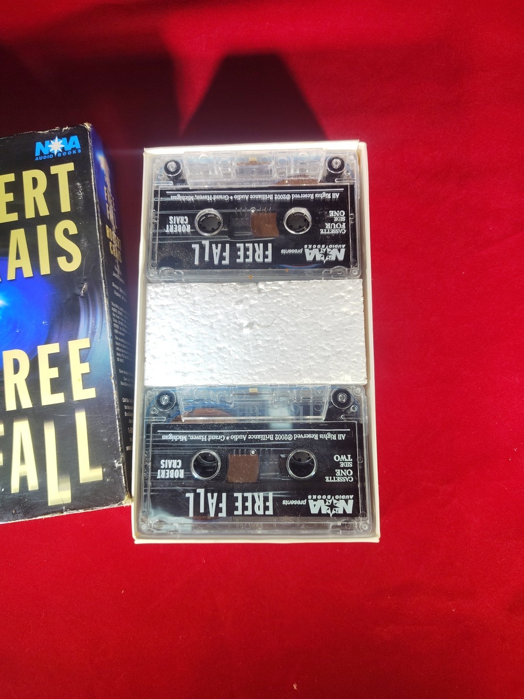 Brilliance Audio Robert Crais Free Fall Four Cassette Audiobook
