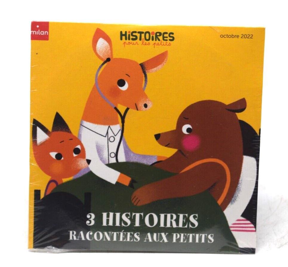 3 Histories — Racontees Aux Petits (French Audiobook CD) — NEW SEE DESCRI
