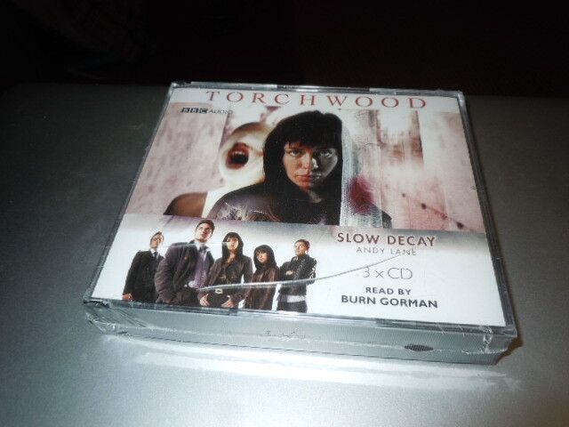 Torchwood Slow Decay Andy Lane BBC Audio 3 X CD Read by Burn Gorman NIB!