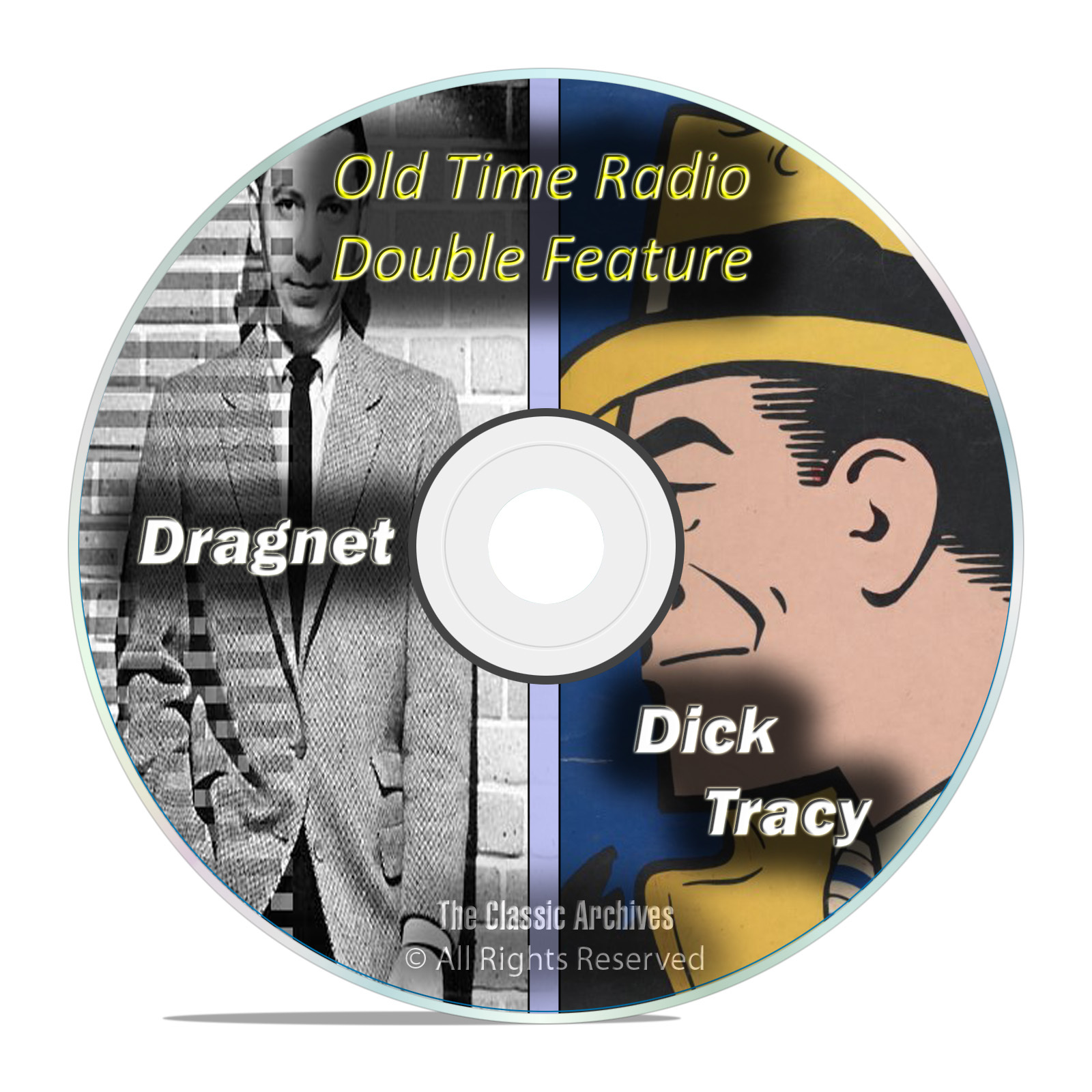 Dragnet, Dick Tracy, 443 Shows, ALL Known Episodes, Old Time Radio, OTR, DVD