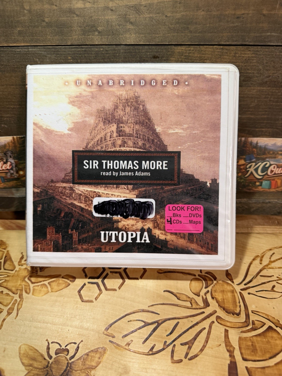 Utopia Sir Thomas More 4 CD Audiobook Unabridged Blackstone James Adams