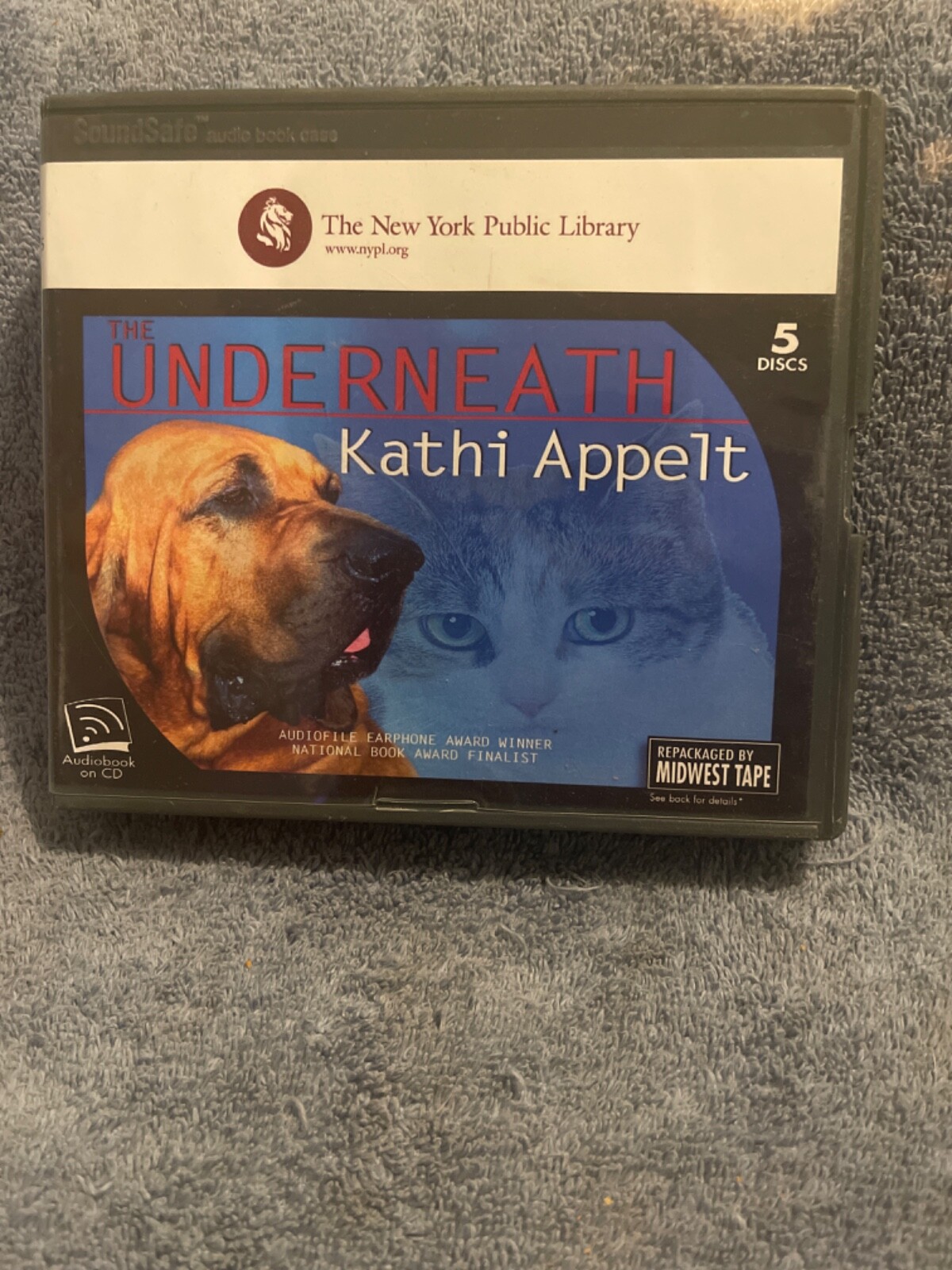 Shelf199 Audiobook~The underneath- Kathi Appelt- unabridged- 5 discs