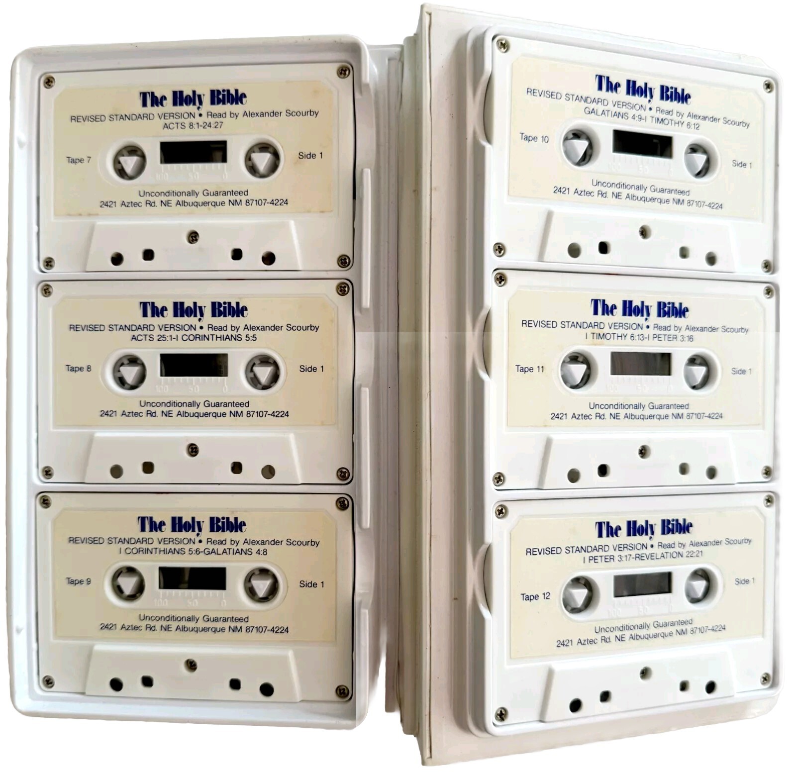 Holy Bible Audiobook Cassettes Revised New Testament 1990 Vintage Complete