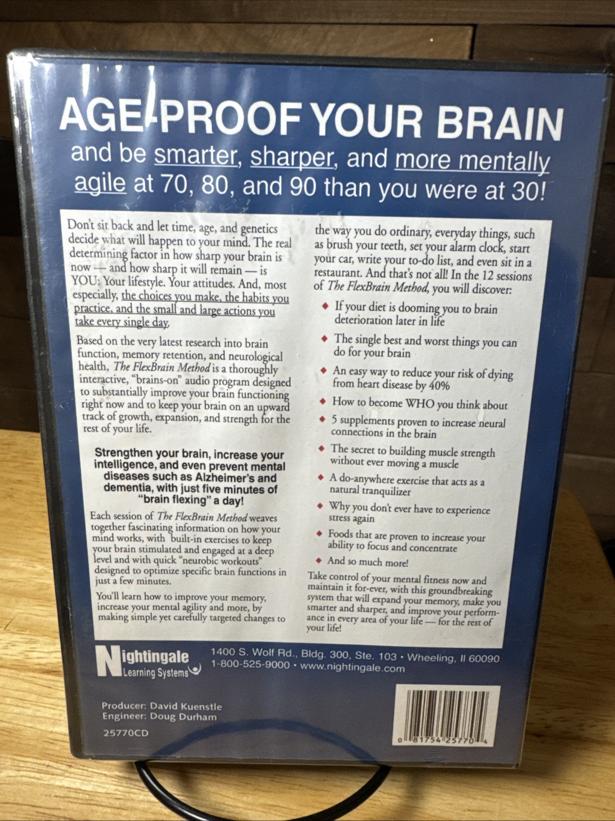 The FlexBrain Method Audio CD – Stimulate Your Mind & Energize Your Life – Dan S