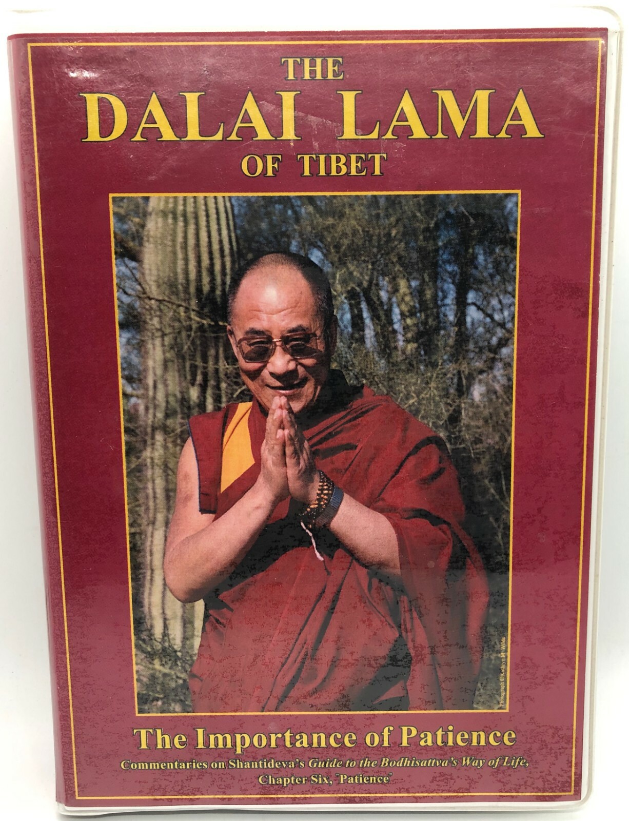 Dalai Lama of Tibet The Importance of Patience 8 Cassettes 1993 Arizona Teaching