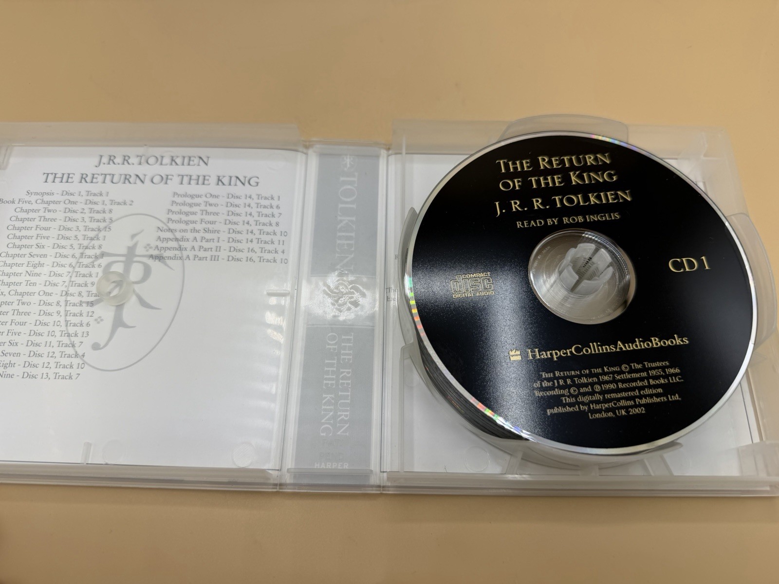 The Lord Of The Rings Unabridged Audiobook Boxset — 46 CDs — Rob Inglis — 2018