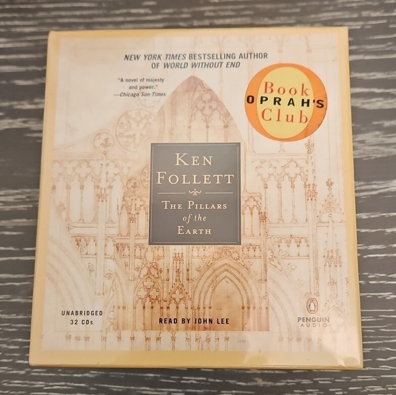 The Pillars of the Earth — Ken Follett (2007, 32 Compact Discs, Unabridged) NEW